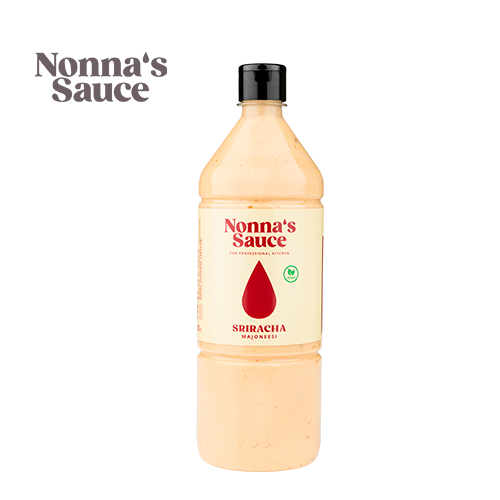 Nonna’s Vegan Sriracha-Majoneesi 1000 ml