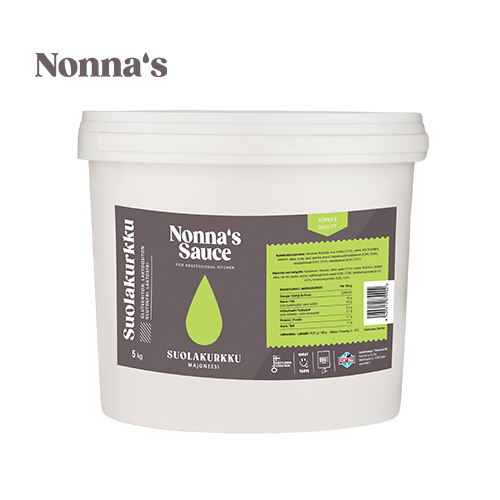 Nonna’s Suolakurkkumajoneesi 5 kg