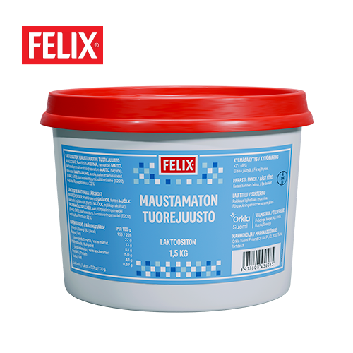 Felix Maustamaton Tuorejuusto 1,5 kg, laktoositon