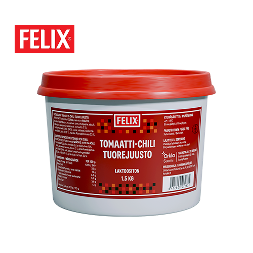 Felix Tomaatti-Chilituorejuusto 1,5 kg, laktoositon