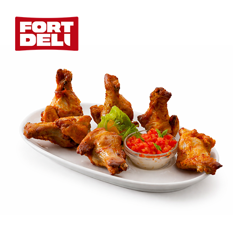 Fort Deli Roasted BBQ Chicken Wings 1 kg