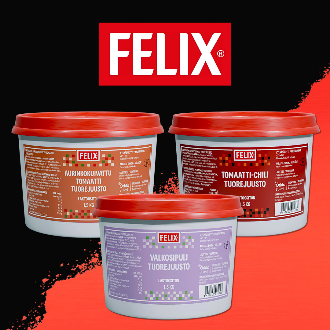 Felix Cream Cheeses Get a Fresh New Look – Same Great Taste