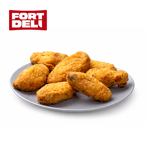 Fort Deli Crispy Breaded Chicken Wings 1kg