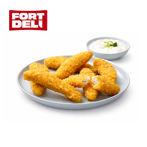 Fort Deli Golden Crunchy Chicken Strips 1 kg